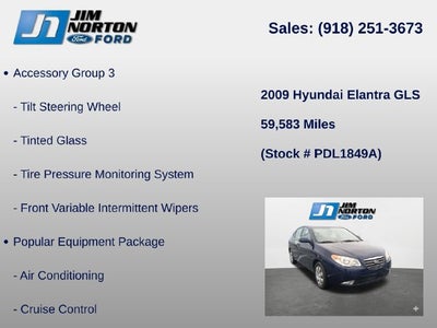 2009 Hyundai Elantra GLS