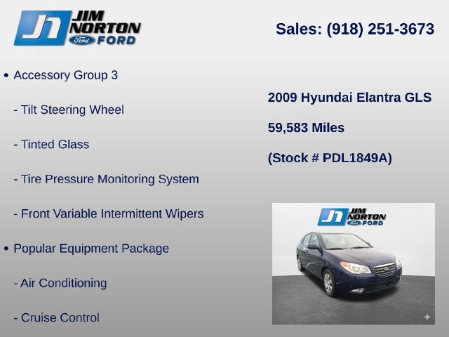 2009 Hyundai Elantra GLS