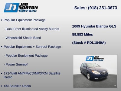 2009 Hyundai Elantra GLS