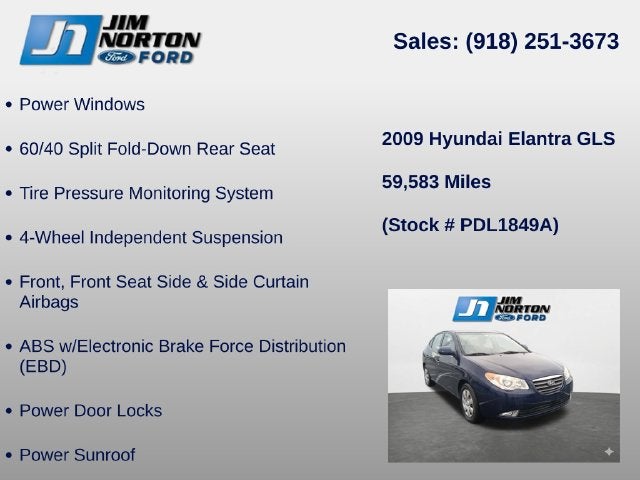 2009 Hyundai Elantra GLS
