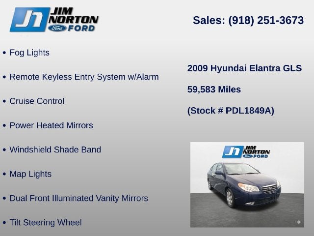 2009 Hyundai Elantra GLS