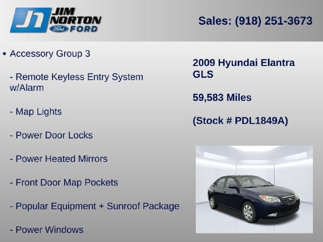 2009 Hyundai Elantra GLS