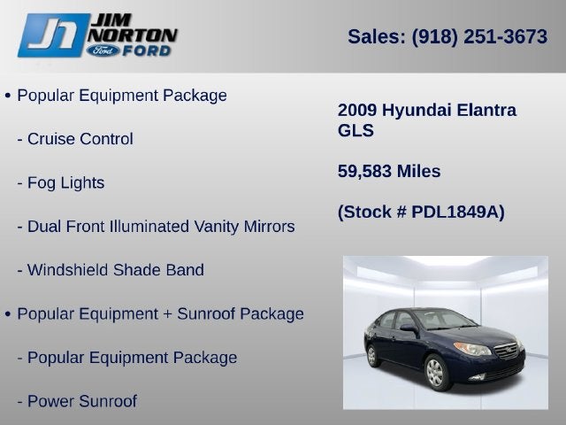 2009 Hyundai Elantra GLS
