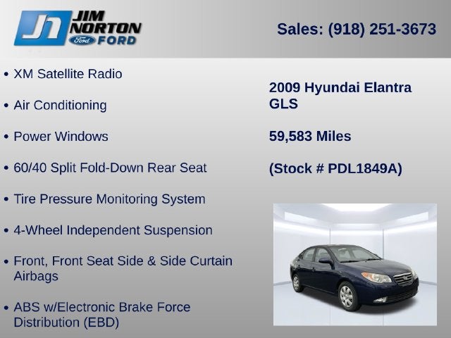 2009 Hyundai Elantra GLS