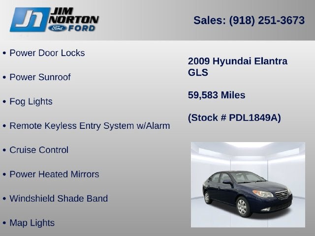 2009 Hyundai Elantra GLS