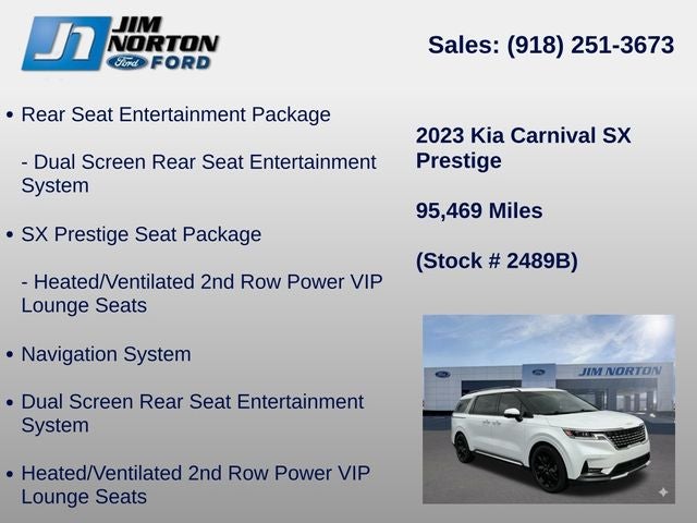 2023 Kia Carnival SX Prestige