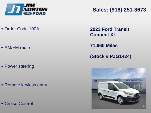 2023 Ford Transit Connect XL