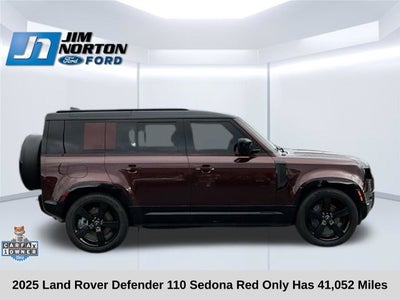 2025 Land Rover Defender 110 Sedona Red