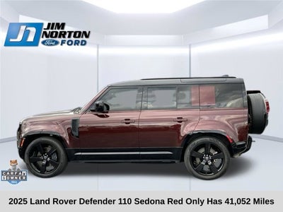 2025 Land Rover Defender 110 Sedona Red