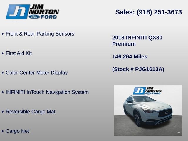 2018 INFINITI QX30 Premium