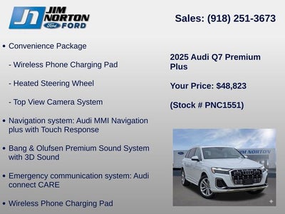 2025 Audi Q7 55 Premium Plus quattro
