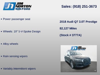 2018 Audi Q7 3.0T Prestige quattro