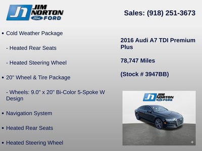 2016 Audi A7 3.0 TDI Premium Plus quattro