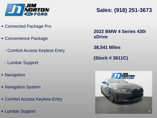 2022 BMW 4 Series 430i xDrive