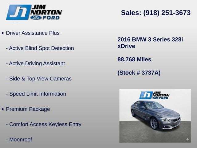 2016 BMW 3 Series 328i xDrive