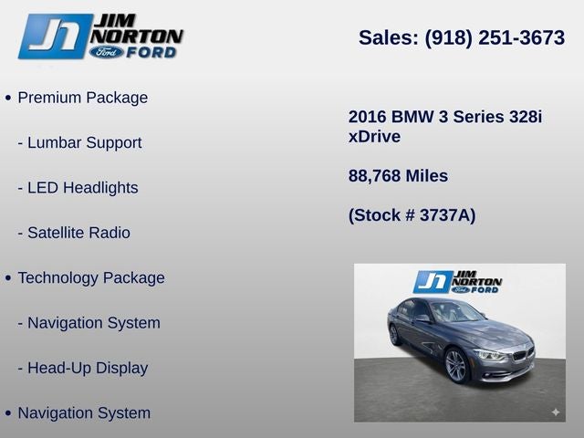2016 BMW 3 Series 328i xDrive