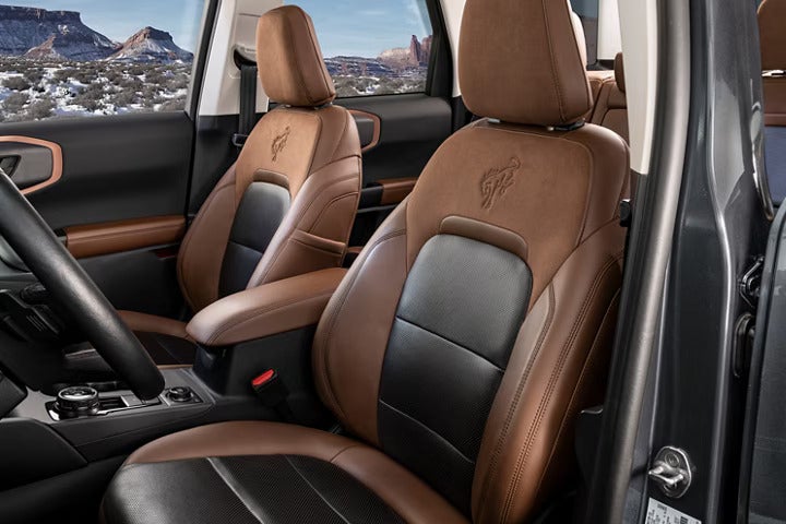 interior of a bronco sport